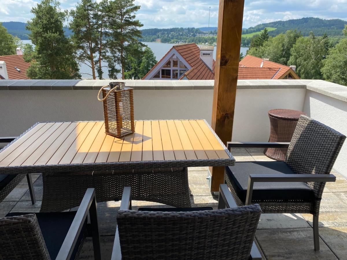 Premium Apartman Lipno リプノ・ナト・ヴルタヴォウ エクステリア 写真